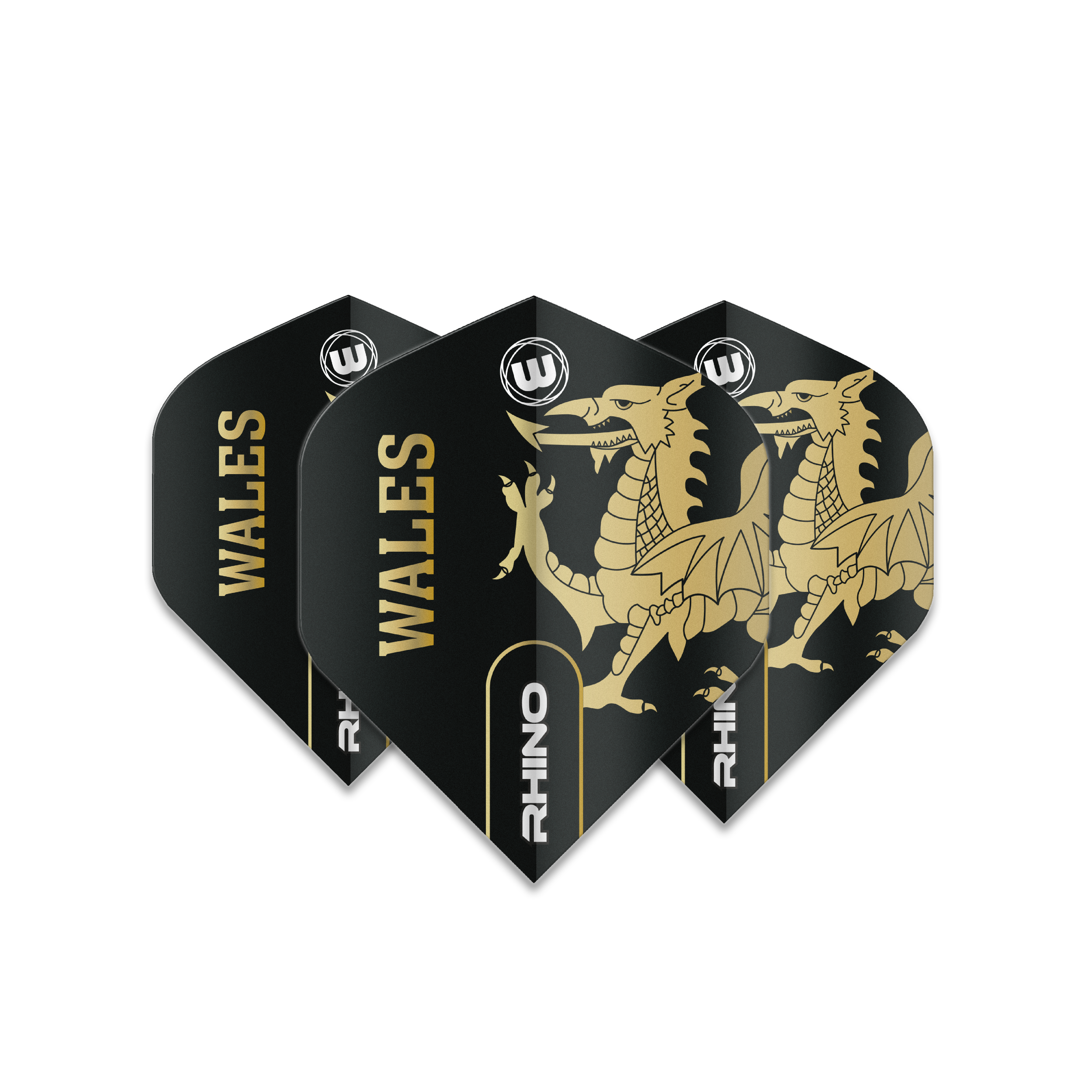 Click here to learn more about the Winmau Rhino Extra Thick Standard Wales Flag Black & Gold Flights.